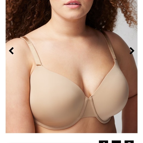 2 Soma Woman's Plus-Size Vanishing 360 Perfect Coverage Underwire Bra Sz 44DD - Picture 1 of 10
